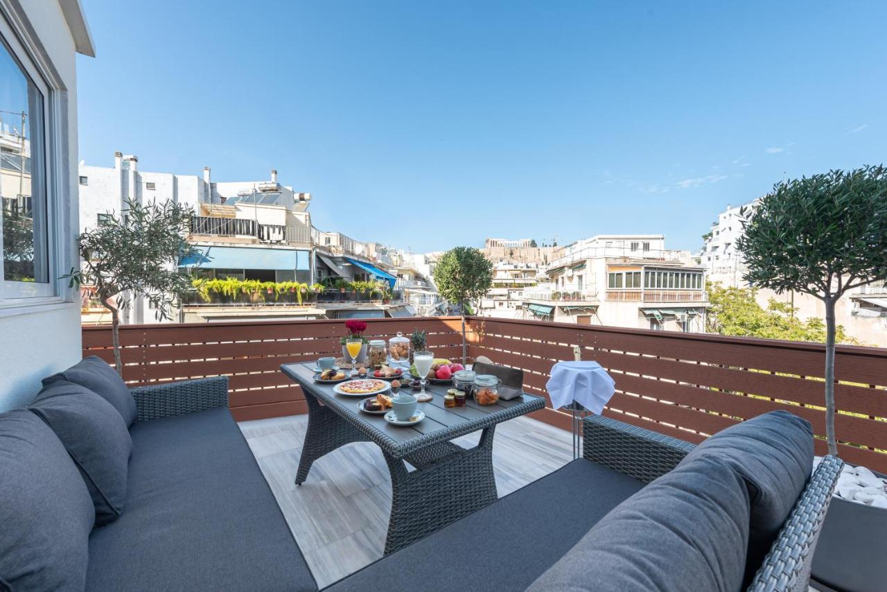 דירות אתונה Acropolis Divine Penthouse מראה חיצוני תמונה