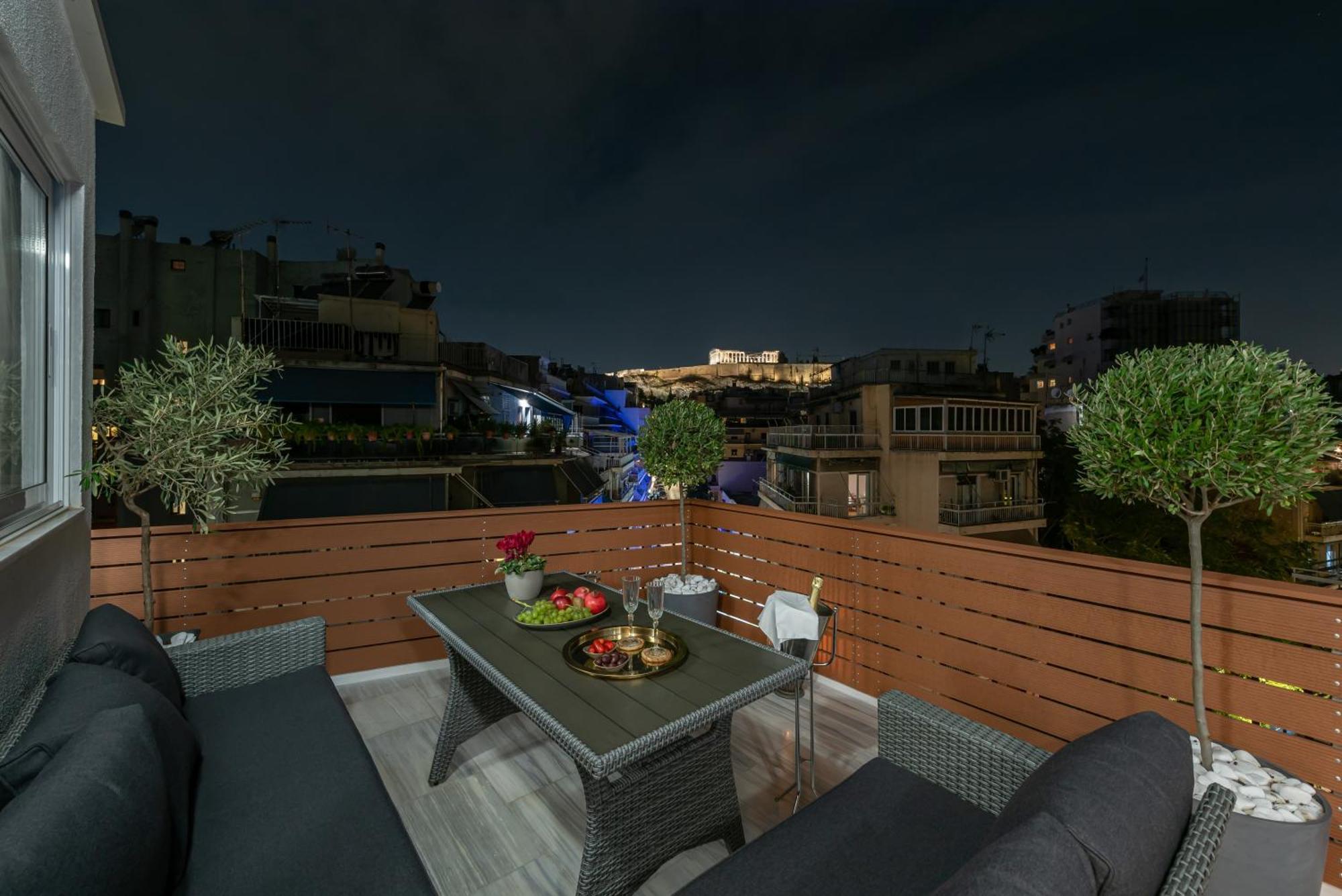 דירות אתונה Acropolis Divine Penthouse מראה חיצוני תמונה